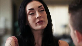 Codey and Charlotte's big tits action