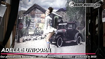 Sex hungry Adelle Unicorn and Adelle at reality clip