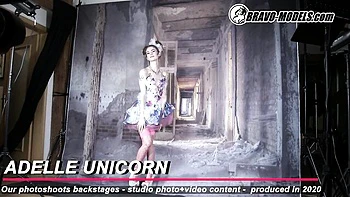 Tender Adelle Unicorn and Adelle's small tits trailer