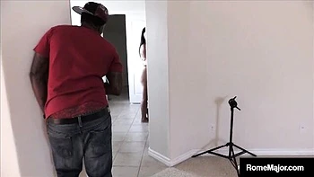 Naughty Rome Major's bathroom trailer