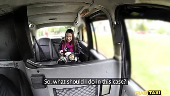 Sinful Olga Cabaeva - car clip - Fakehub