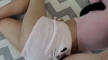 Hot sex with stepsister in the morning. Woke up her big ass for a riding dick