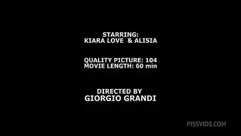 Pee Between Girls, Kaira Love & Alisia, 2on2, Anal Fisting, DAP, Gapes, ButtRose, Pee Drink, Squirt, Creampie Swallow GIO2052