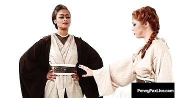 Penny Pax Live featuring Skin Diamond and Penny Pax's costume dirt