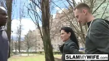 Cuck watched his wife take a BBC in the ass