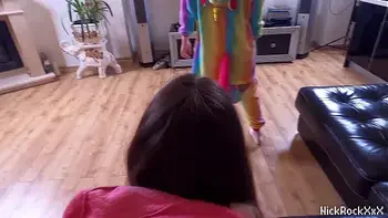 Fucked two teen whores in anal holes