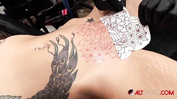 Piercings xxx with unapproachable Sascha Ink and Drucilla Moon from AltErotic