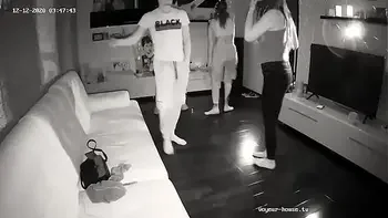Young Chicks Flirt With Guests Sexy Dance Party