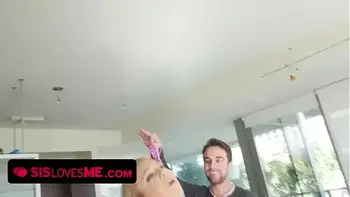 SisLovesMe - Pervert Stepbro And His Friend Take Turns On Fucking His Hot StepSis