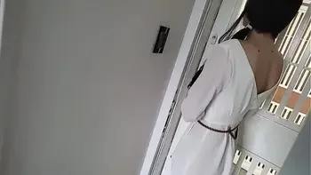 I meet my neighbor on the street and she invites her to my house to have a few drinks and then fuck all afternoon