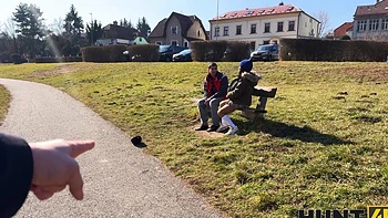 Vicky Menage gets her pussy stuffed with bbc in a cuckold scene