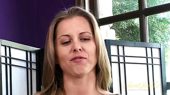 Miss Melrose shows off her pussy