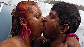 Bathroom Romance Blowjob And Pussy Fuck Nilmini Shero