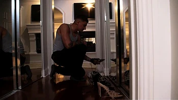 Latina Hottie Vanessa Sky Gives Footjob To Horny Cock