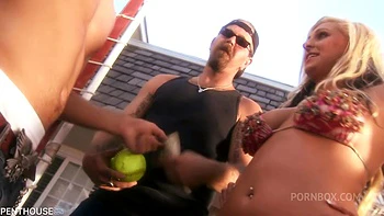 College Babe Likes It Slippery When Wet