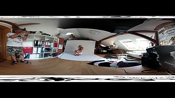 Claudia Macc's photoshoot action by Bravo Models