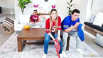 Pink-haired hottie Lily Lou penetrated by huge black sausage