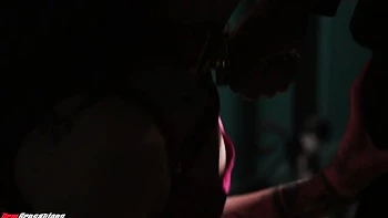 Beautiful missionary pose fuck with a long-legged brunette Sage Hunter