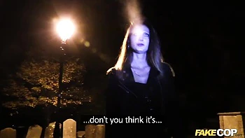 An awesome outdoor sex for money with a long-legged Eva Johnson