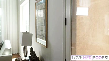 Boob worship movie with bouncy Brad Newman and Linzee Ryder from Love Her Boobs