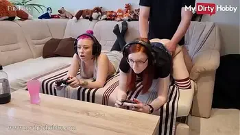 Redhead Cuttie (FinaFoxy) Loves When Her Stepbrother Gets To Fuck Her In Front Of Her Friend - My Dirty Hobby