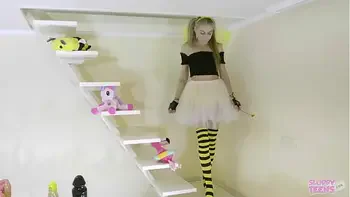 Little Bee Flat Chest Cute Face Sucks Cocks - Trailer#01 Bonnie Dolce