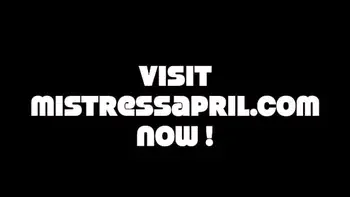 Dominatrix Mistress April - cock kack