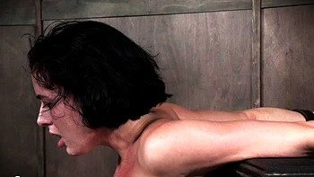 Blonde blowjob threesome with strapon and brutal doggy