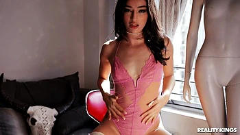 Goddess Rides Reverse Cowgirl with Stockings