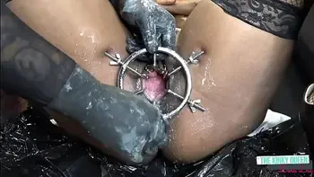 The Kinky Slut Queen Dark Dea Fucked,Fisted and Pissed her Nasty Creamy Pussy (EXTREME) part.4