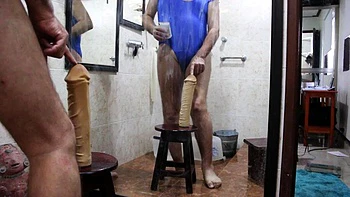 Amateur Anal Fuck with Toys and Gaping Ass