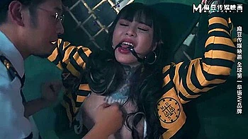 Busty Asian Ai Qiu Bound and Fucked in Prison