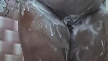 Bath Time Fuck with My Big Tits, Ass Wife