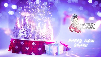 Mysterious Guy at christmas threesome video