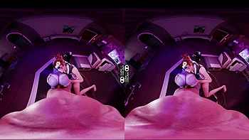 VR Blowjobs and Cowgirl with Huge Tits