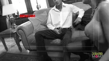 Two sexy girls having fun with some stiff cocks