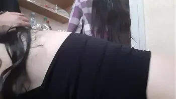 Our new roommate turned out to be a pervert and made us orgasm - Lesbian Illusion Girls