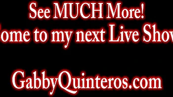 Gabby Quinteros Latina Milf Sucks Big Cock