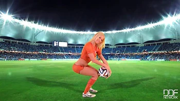 Hungarian Blonde Fucked Outdoors in Holland