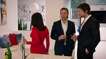 Lana Rhoades fucked hard by two guys in threesome
