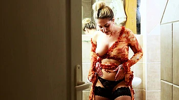 Euro Milf Jane Sweet Masturbates in Lingerie