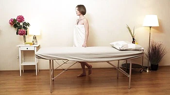 Virgin Massage featuring Aziza's lesbian movie