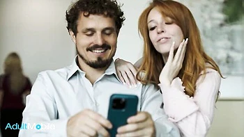 London River and Madi Collins fuck with big cock and tits