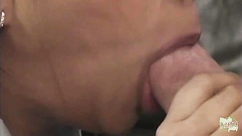Asian girl in lingerie licking pussy and taking facials