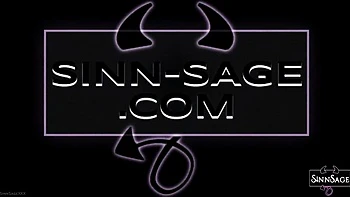 Sinn Sage’s sexy flat-chest blowjob and masturbation