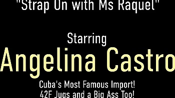 Angelina Castro and Miss Raquel's Lesbian BBW Pussy Ride