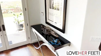 Lexi Luna's Big Tits and Feet Worship Fuck