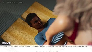 Wife & Stepmom 3D Animation: Rough BBC Fuck & Creampie - Husband Watches Cheating