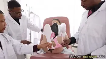 Kylie Quinn gets gangbanged by 3 black cocked doctors