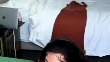 Wockesha Sucks BBC with Big Boobs